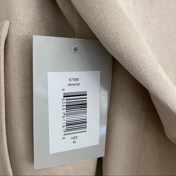 NWT BAGATELLE Almond Tan Full-Zip Biker Jacket - Picture 5 of 5